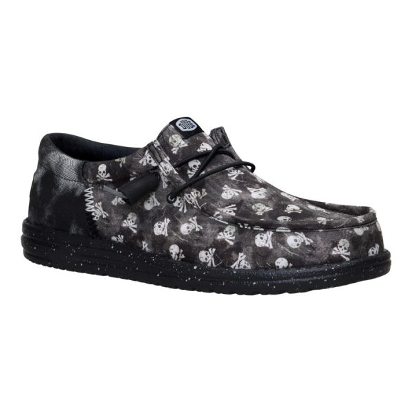 Wally Funk Skull Print - Black/Black Oyster - Image 7