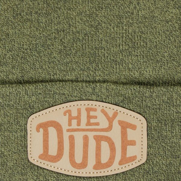 HEYDUDE Patch Beanie - Pine - Image 2