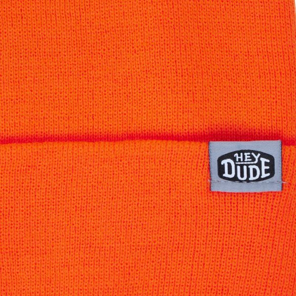 HEYDUDE Cuff Beanie - Orange - Image 2
